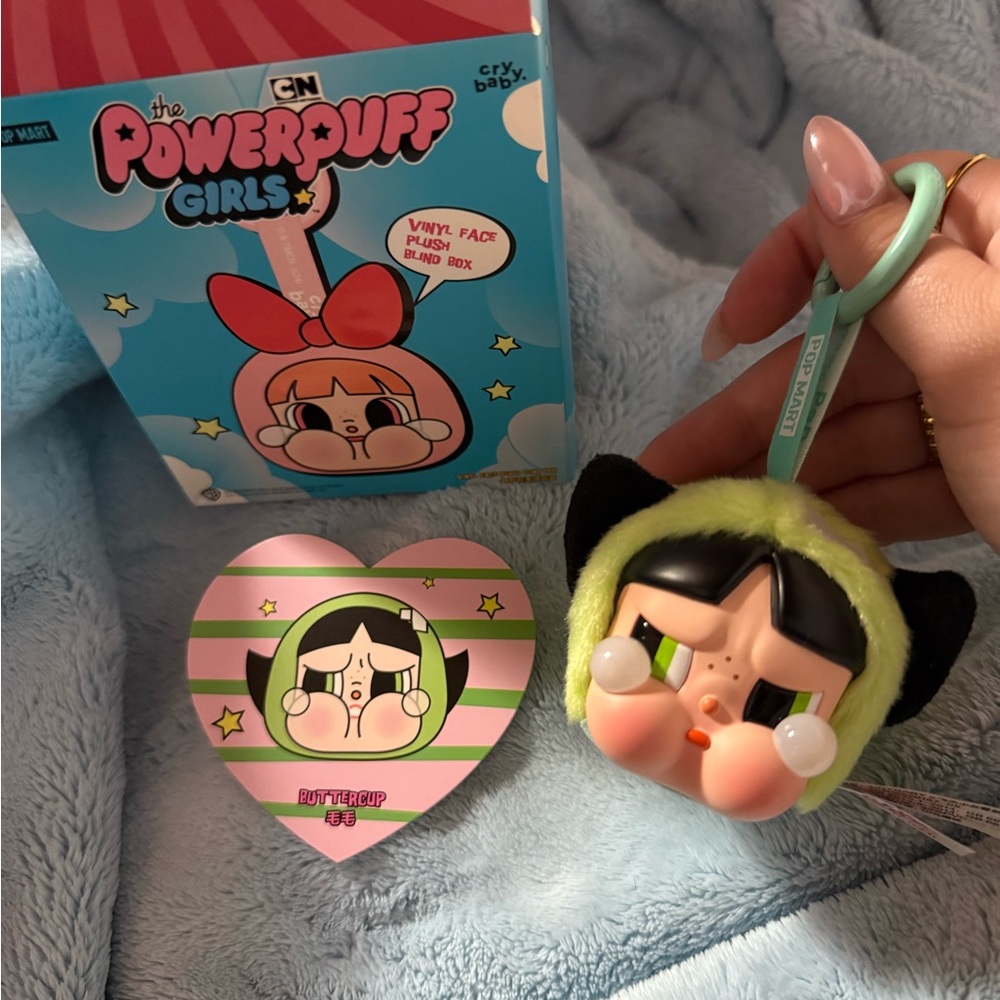 Crybaby x Powerpuff Girls Buttercup Plush Keychain